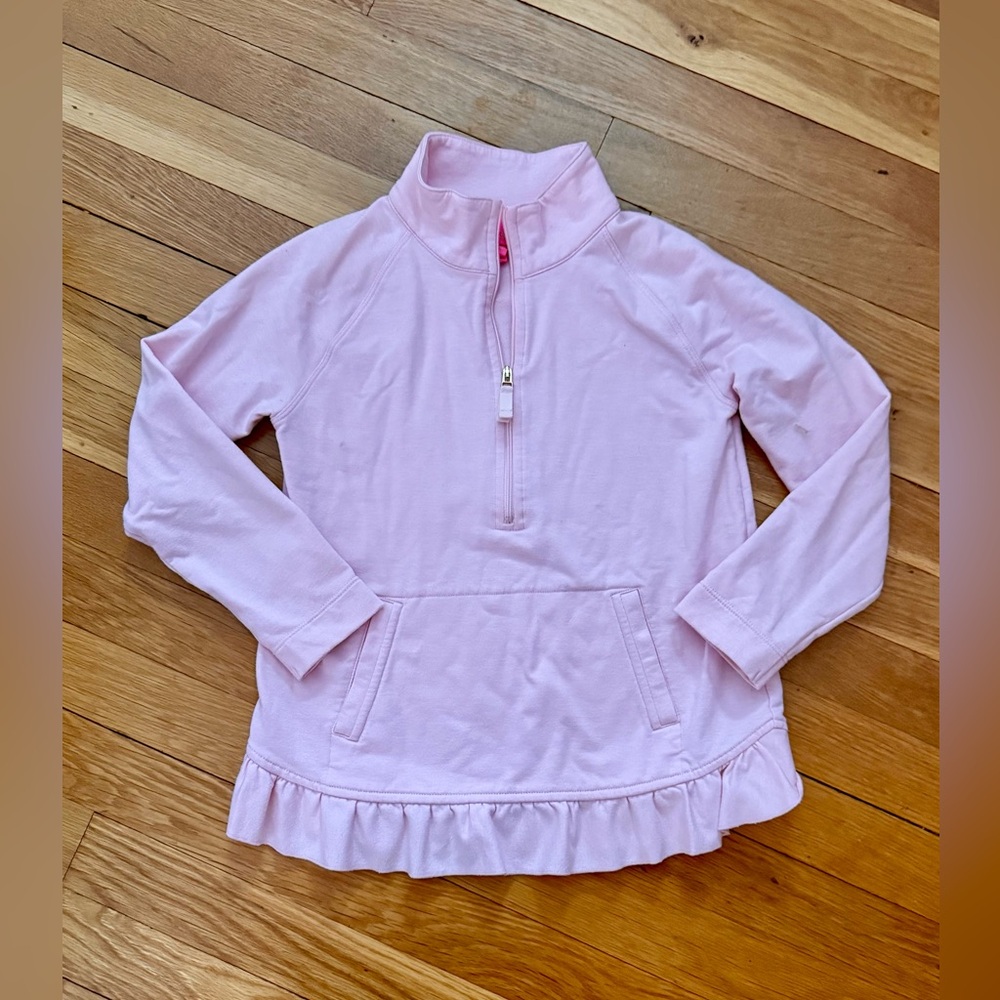 Lilly Pulitzer Girls’ L (8-10) Pink UPF 50+ Mini Killian Popover
